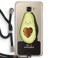 Avocuddle: Samsung Galaxy A5 (2016) Transparant Hoesje met koord