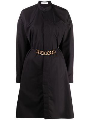 Givenchy robe ample à ceinture en chaîne - Noir