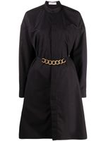 Givenchy robe ample à ceinture en chaîne - Noir