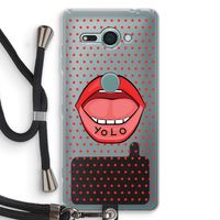 Yolo Denise: Sony Xperia XZ2 Compact Transparant Hoesje met koord