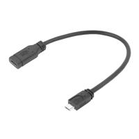 ACT AC7464 USB-kabel | USB-C® female - USB Micro-B 2.0 male | Adapterkabel | 20 cm ACT AC7464 USB-kabel | USB-C® female - USB Micro-B 2.0 male | Adapterkabel | 20 cm