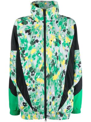 adidas by Stella McCartney haut de sport imprimé à design tissé - Vert