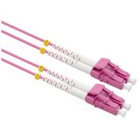 VALUE F.O. Kabel 50/125µm OM4, LC/LC, low-Loss connector , violet, 7 m