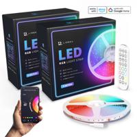 Lideka Slimme LED Strip - 3 + 5 M - RGB Verlichting - Zelfklevend - Kleurverandering - IP65 - thumbnail