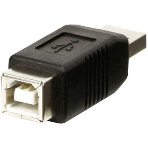 LINDY USB 2.0 Adapter [1x USB-A 2.0 stekker - 1x USB 2.0 bus B] 71231