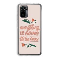Optimistic flower girl: Xiaomi Redmi Note 10 Pro Transparant Hoesje Optimistic flower girl: Xiaomi Redmi Note 10 Pro Transparant Hoesje