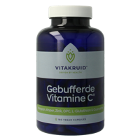 Gebufferde Vitamine C met oa Zink OPC Quercetine 180 Vegetarische capsules
