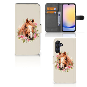 Telefoonhoesje met Pasjes voor Samsung Galaxy A25 Paard