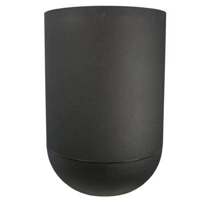 RIVIERA GRANIT TULIP ronde bloembak - Kunststof - Diameter 50 cm - Zwart