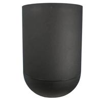 RIVIERA GRANIT TULIP ronde bloembak - Kunststof - Diameter 50 cm - Zwart