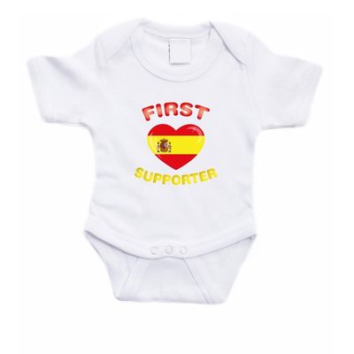 First Spanje supporter rompertje baby
