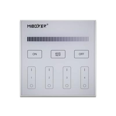 Milight enkelkleurige LED-strip wandtouch bediening 4 zone
