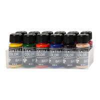 Creativ Company Textile color semi-dekkende textielverf, 12x50ml