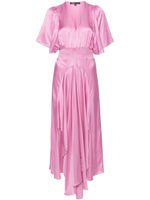 Maje draped satin maxi dress - Rose