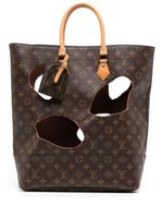 Louis Vuitton Pre-Owned x Comme Des Garçons sac cabas à motif monogrammé (2014) - Marron - thumbnail