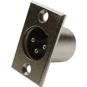 Cliff FC6105 XLR-connector Flensstekker, contacten recht Aantal polen: 3 Zilver 1 stuk(s)