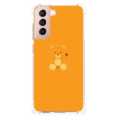 Samsung Galaxy S21 FE Stevig | Bumper Hoesje | Baby Beer Samsung Galaxy S21 FE Stevig | Bumper Hoesje | Baby Beer