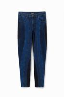 Push-up skinny jeans met naden - BLUE - 44