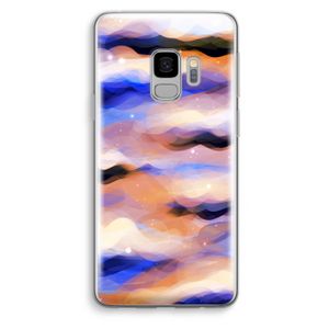 Donkere Wolken: Samsung Galaxy S9 Transparant Hoesje