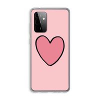 Hartje: Samsung Galaxy A72 Transparant Hoesje