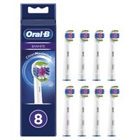 Oral-B 3D White Opzetborstel Met CleanMaximiser-technologie, Verpakking Van 8Stuks - thumbnail