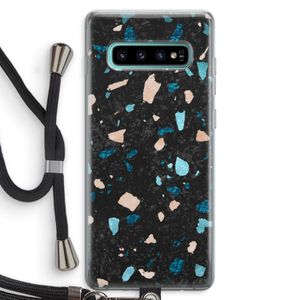 Terrazzo N°11: Samsung Galaxy S10 Plus Transparant Hoesje met koord