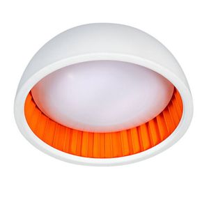 Plafondlamp Ringo wit-oranje 32cm