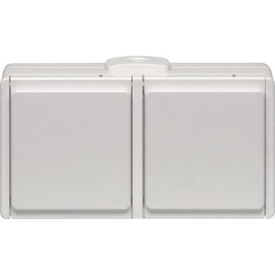 N & L 28220 Compleet Opbouwdoos spatwaterdicht Wit 1 stuk(s)