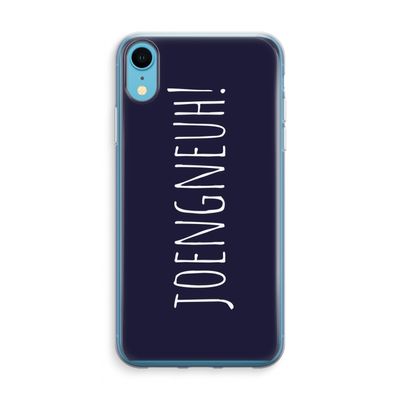 Joengneuh!: iPhone XR Transparant Hoesje