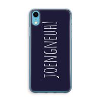 Joengneuh!: iPhone XR Transparant Hoesje