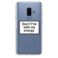 My energy: Samsung Galaxy S9 Plus Transparant Hoesje - thumbnail