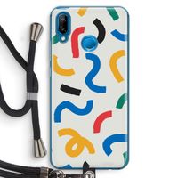 Illustratieve pop 2: Huawei P20 Lite Transparant Hoesje met koord
