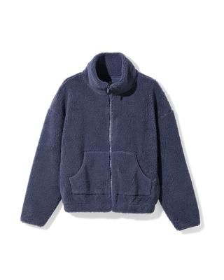 HEMA Dames sherpa jas blauw (blauw)