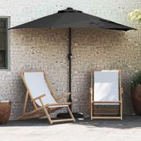 Tuinparasol Zwart 294 x 150 x 224 cm Stof