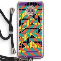 Skew Bee 2: Motorola Moto G6 Transparant Hoesje met koord
