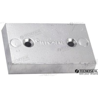 TEN00232 - RECHTHOEKIGE ZINK ANODE 455X100X50MM
