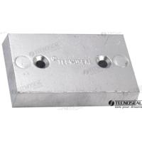 TEN00232 - RECHTHOEKIGE ZINK ANODE 455X100X50MM