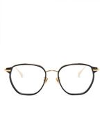 Linda Farrow lunettes de vue Danilo à monture anguleuse - Or