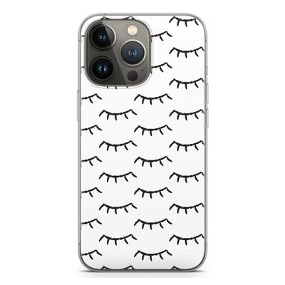 Wimpers: iPhone 13 Pro Transparant Hoesje