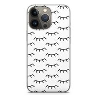 Wimpers: iPhone 13 Pro Transparant Hoesje Wimpers: iPhone 13 Pro Transparant Hoesje