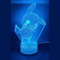 3D LED LAMP - POKEMON PIKACHUC - thumbnail