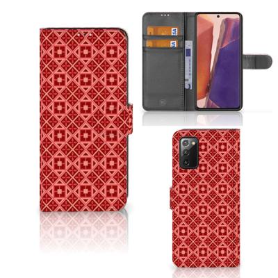Samsung Galaxy Note 20 | Telefoon Hoesje | Batik Rood