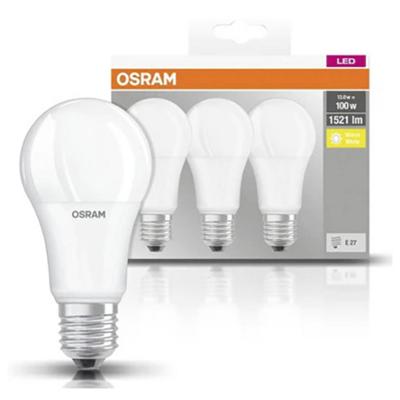 OSRAM 4058075819412 LED-lamp Energielabel F (A - G) E27 Peer 14 W = 100 W Warmwit (Ø x l) 60 mm x 118 mm 3 stuk(s)