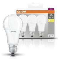 OSRAM 4058075819412 LED-lamp Energielabel F (A - G) E27 Peer 14 W = 100 W Warmwit (Ø x l) 60 mm x 118 mm 3 stuk(s)