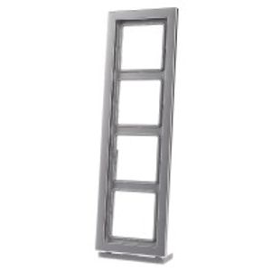 ESD 2984-L  - Frame 4-gang stainless steel ESD 2984-L