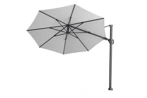 Platinum | Zweefparasol Challenger T² Ø350 cm | Wit