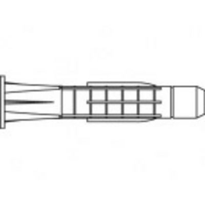 TOOLCRAFT TO-5455110 Plug 32 mm 100 stuk(s)