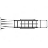 TOOLCRAFT TO-5455110 Plug 32 mm 100 stuk(s) - thumbnail