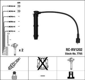 Bougiekabelset RCRV1202