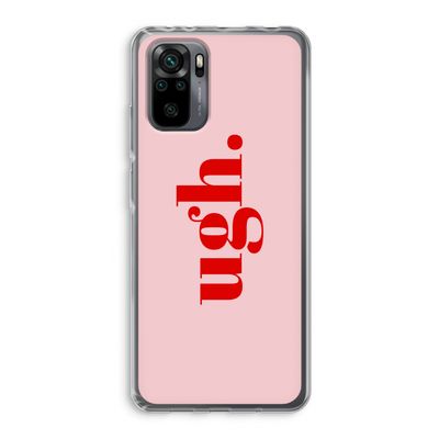Ugh: Xiaomi Redmi Note 10 Pro Transparant Hoesje